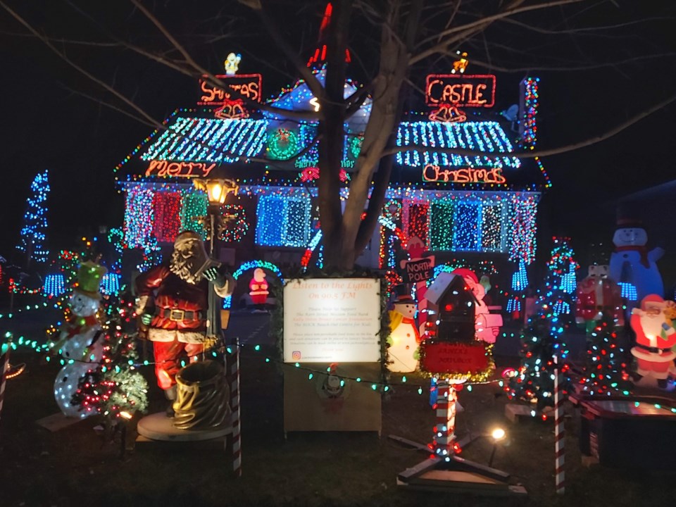 The Jackson Family Light Show is up and running